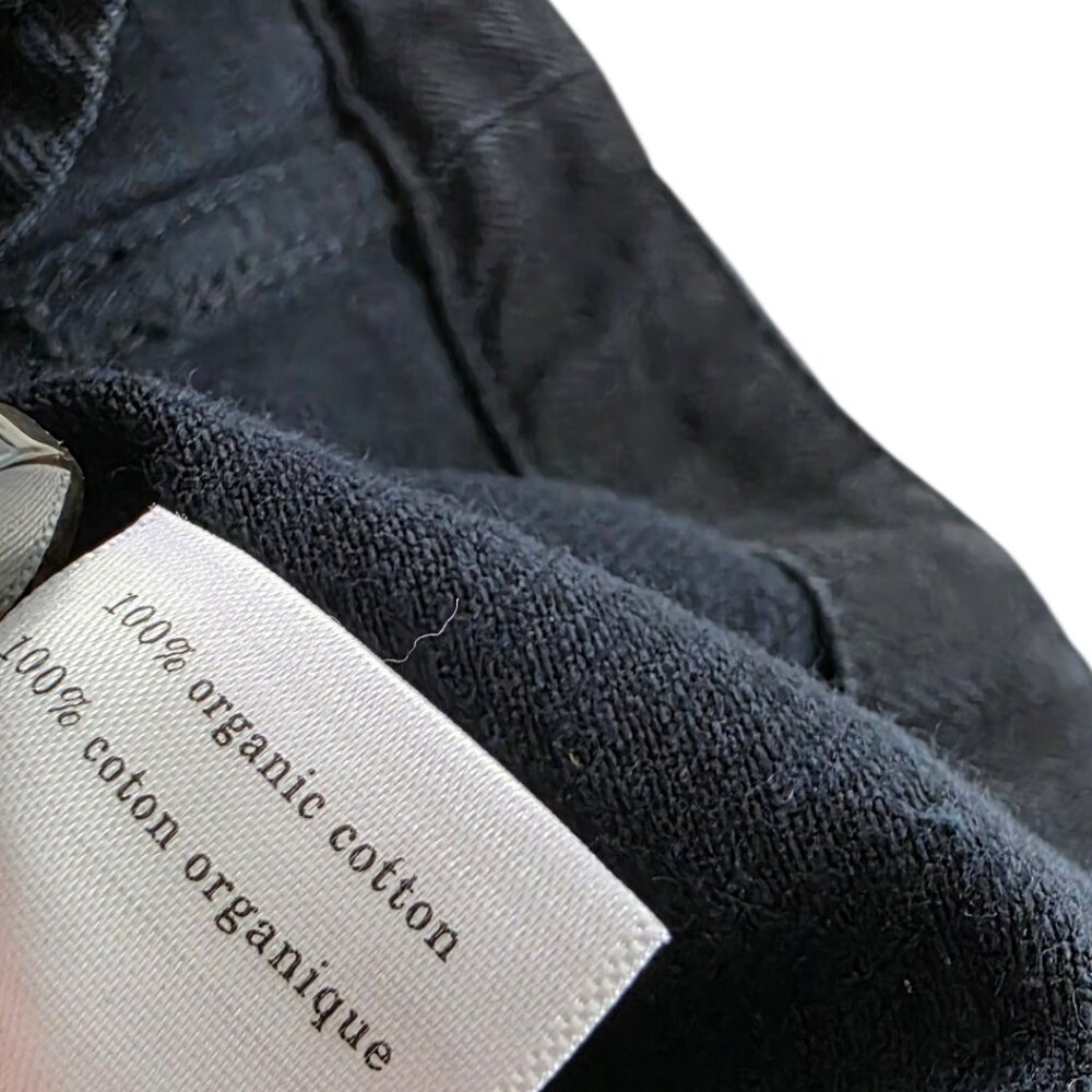 Everlane Dark Navy Round-Neck Button Bomber Jacket - Picture 9 of 12